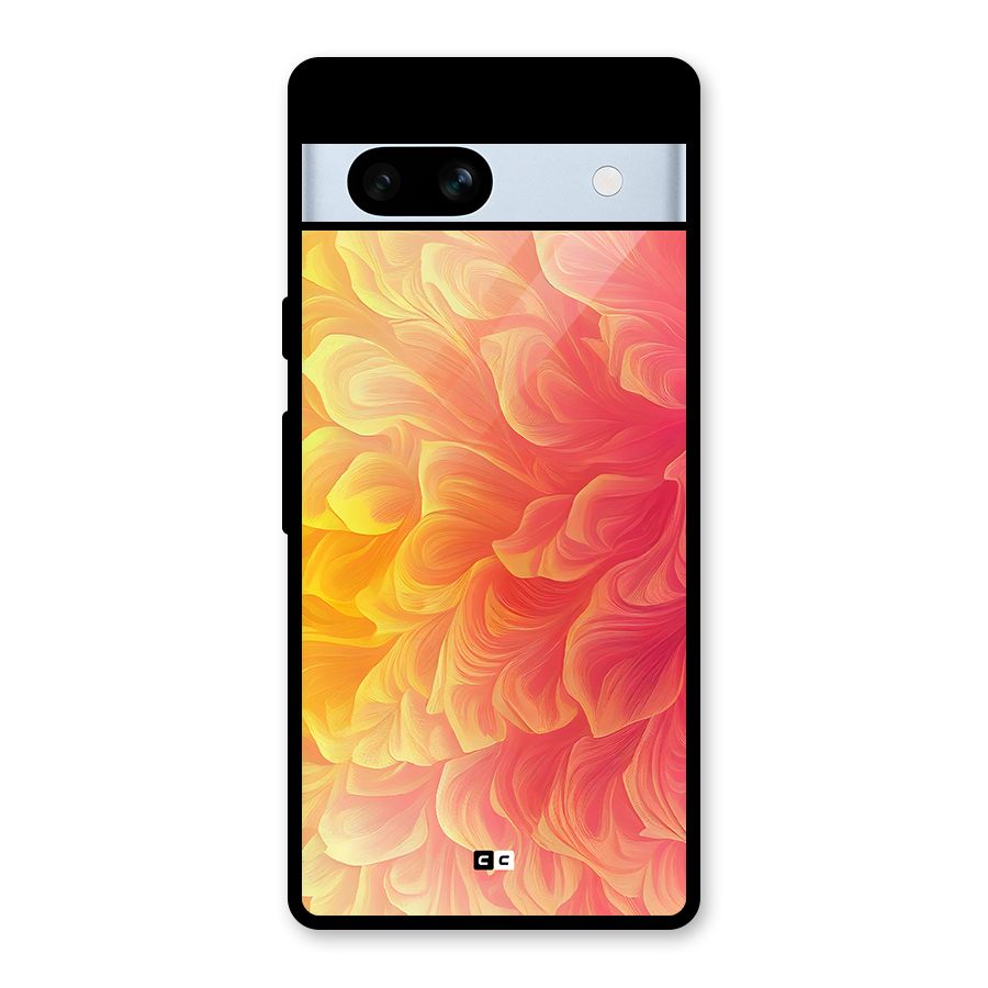 Amazing Vibrant Pattern Glass Back Case for Google Pixel 7a