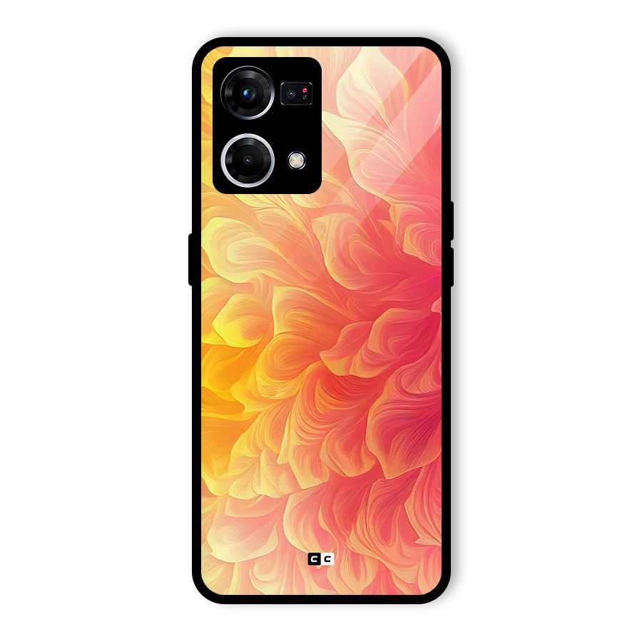 Amazing Vibrant Pattern Glass Back Case for Oppo F21 Pro 4G