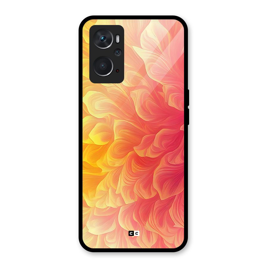 Amazing Vibrant Pattern Glass Back Case for Oppo K10 4G