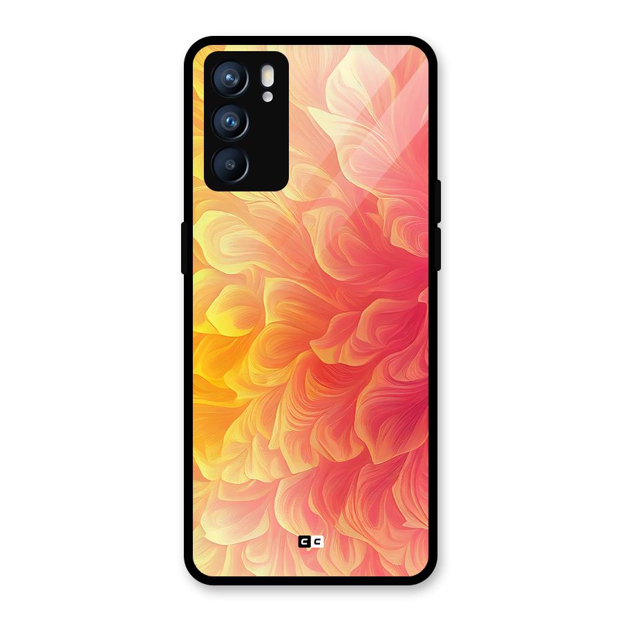 Amazing Vibrant Pattern Glass Back Case for Oppo Reno6 5G