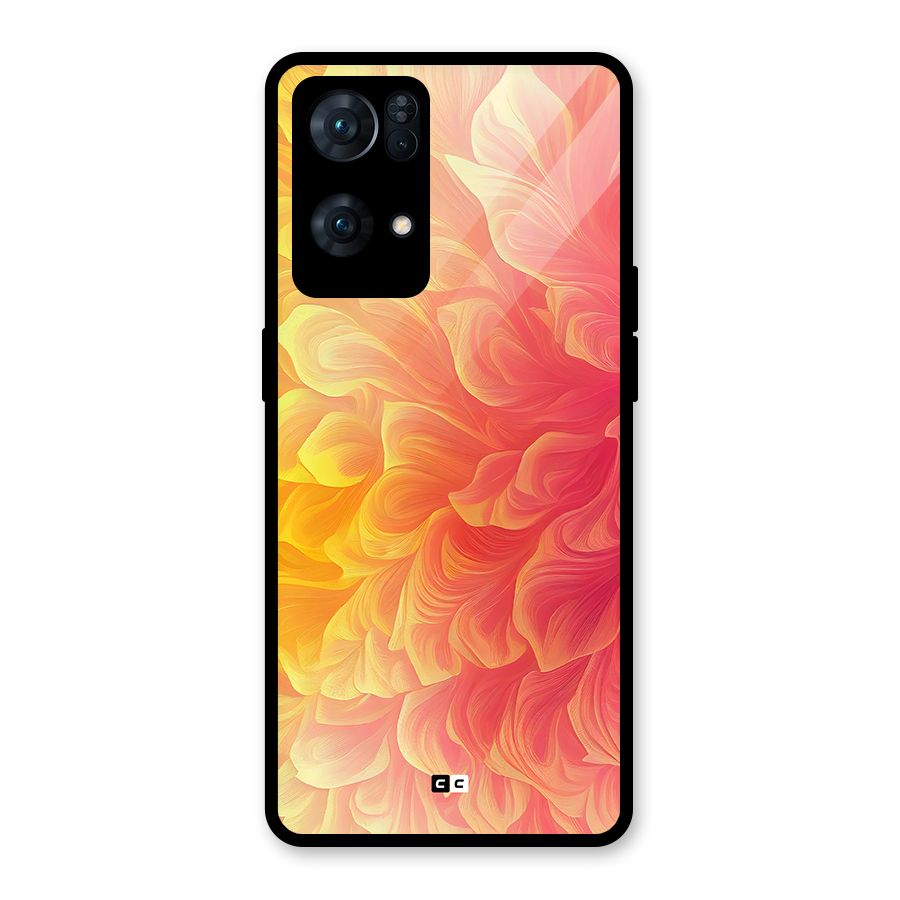 Amazing Vibrant Pattern Glass Back Case for Oppo Reno7 Pro 5G