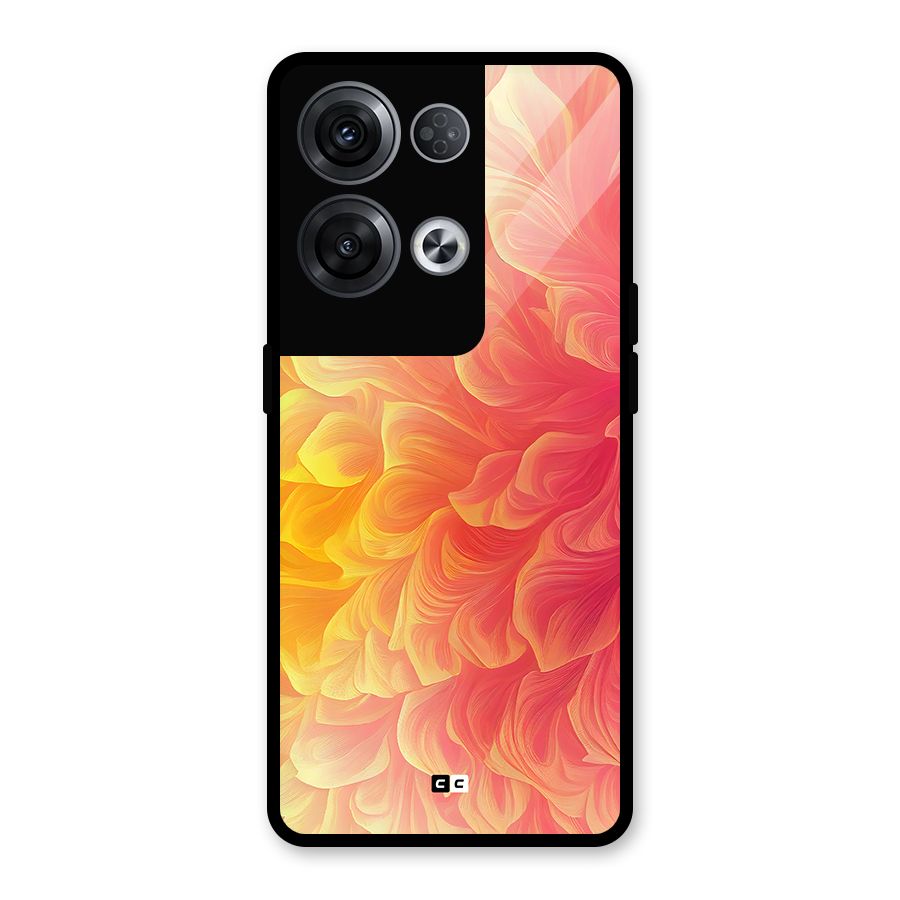 Amazing Vibrant Pattern Glass Back Case for Oppo Reno8 Pro 5G