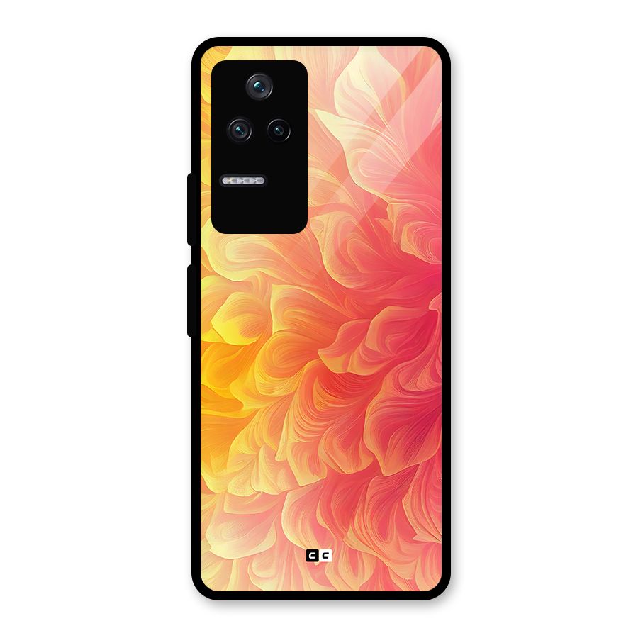 Amazing Vibrant Pattern Glass Back Case for Poco F4 5G