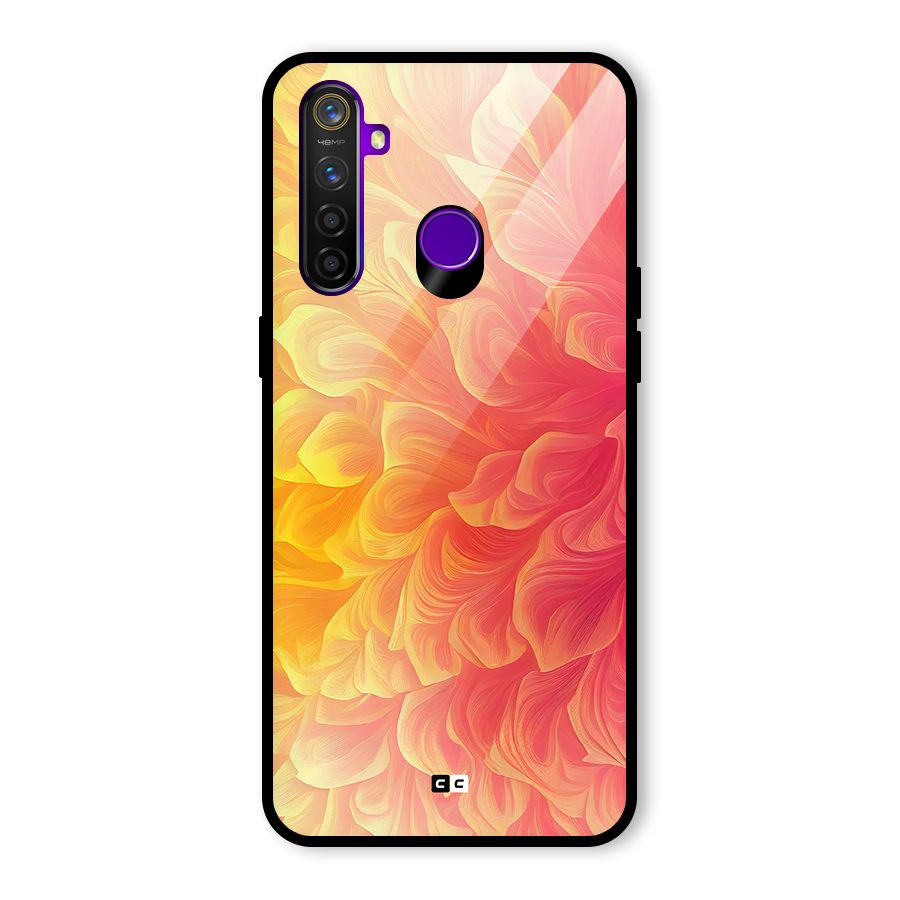 Amazing Vibrant Pattern Glass Back Case for Realme 5 Pro