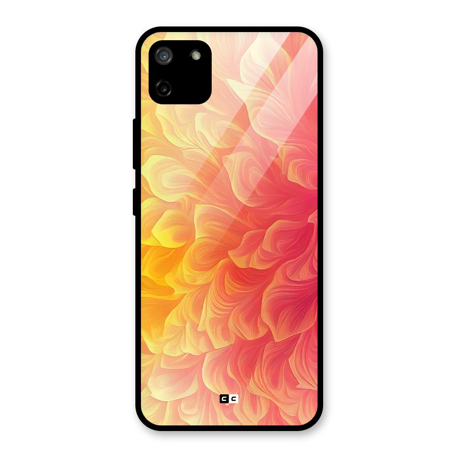 Amazing Vibrant Pattern Glass Back Case for Realme C11