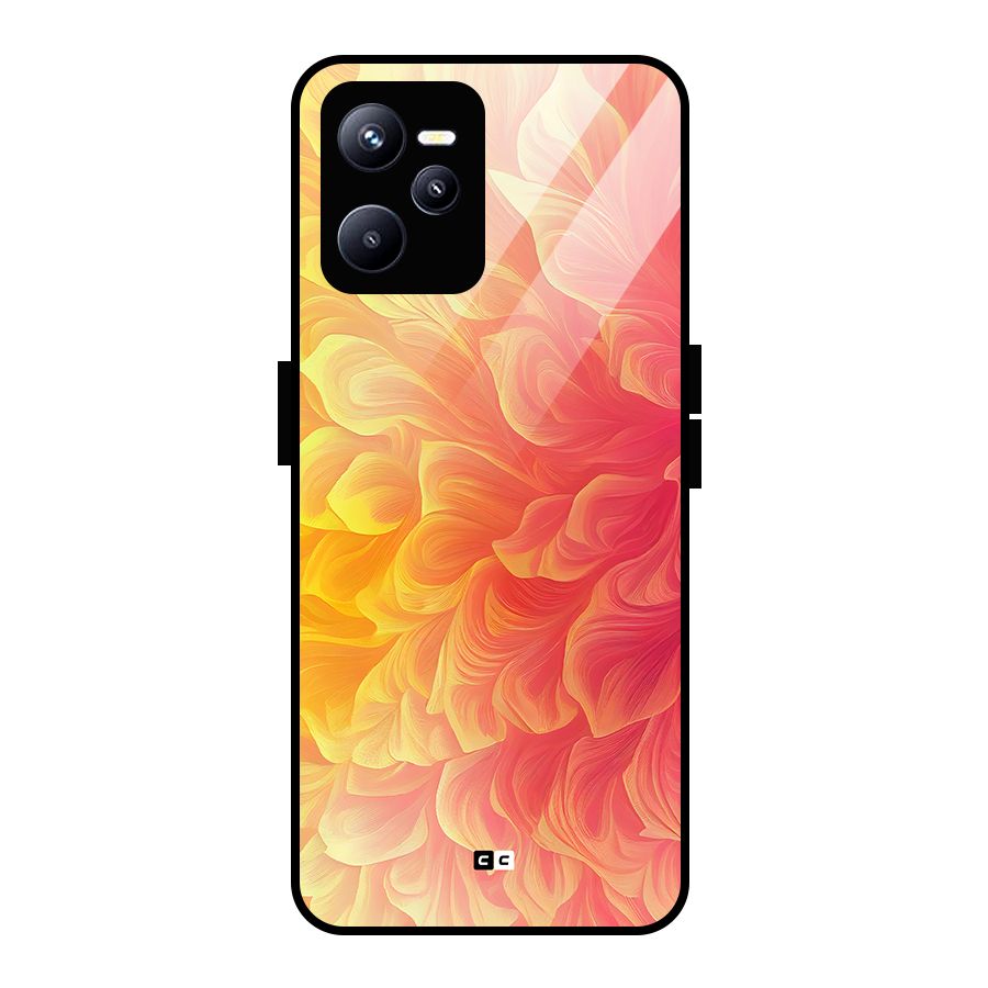 Amazing Vibrant Pattern Glass Back Case for Realme C35
