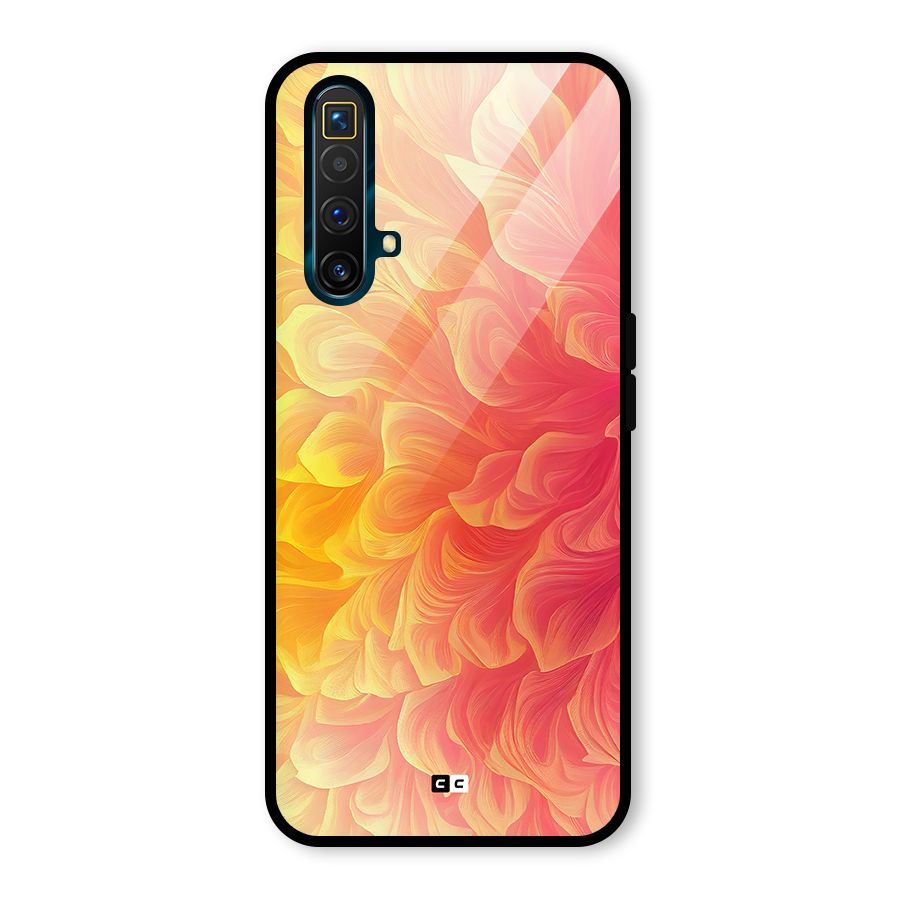 Amazing Vibrant Pattern Glass Back Case for Realme X3