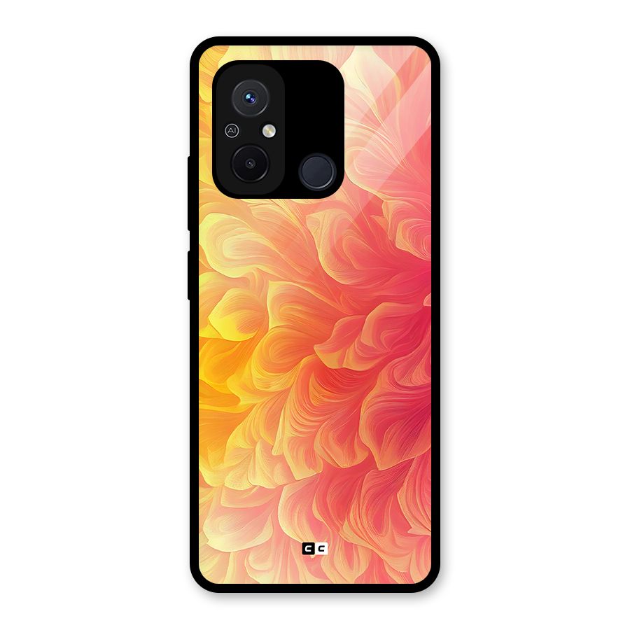 Amazing Vibrant Pattern Glass Back Case for Redmi 12C