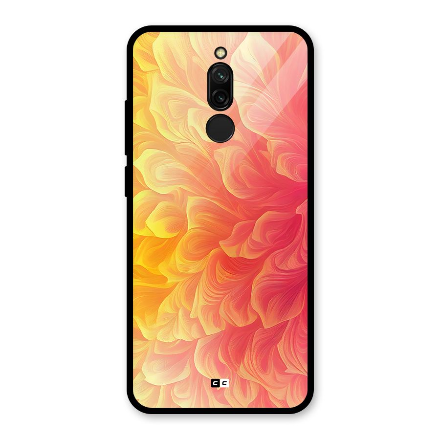 Amazing Vibrant Pattern Glass Back Case for Redmi 8