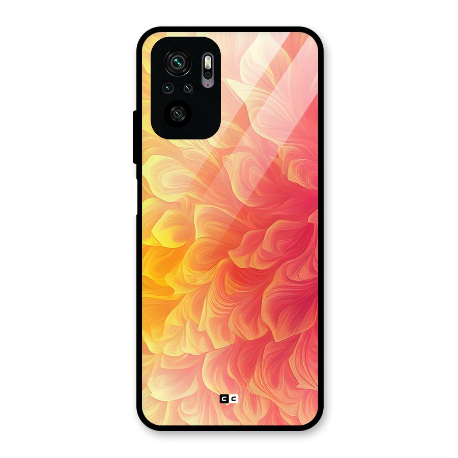 Amazing Vibrant Pattern Glass Back Case for Redmi Note 10S