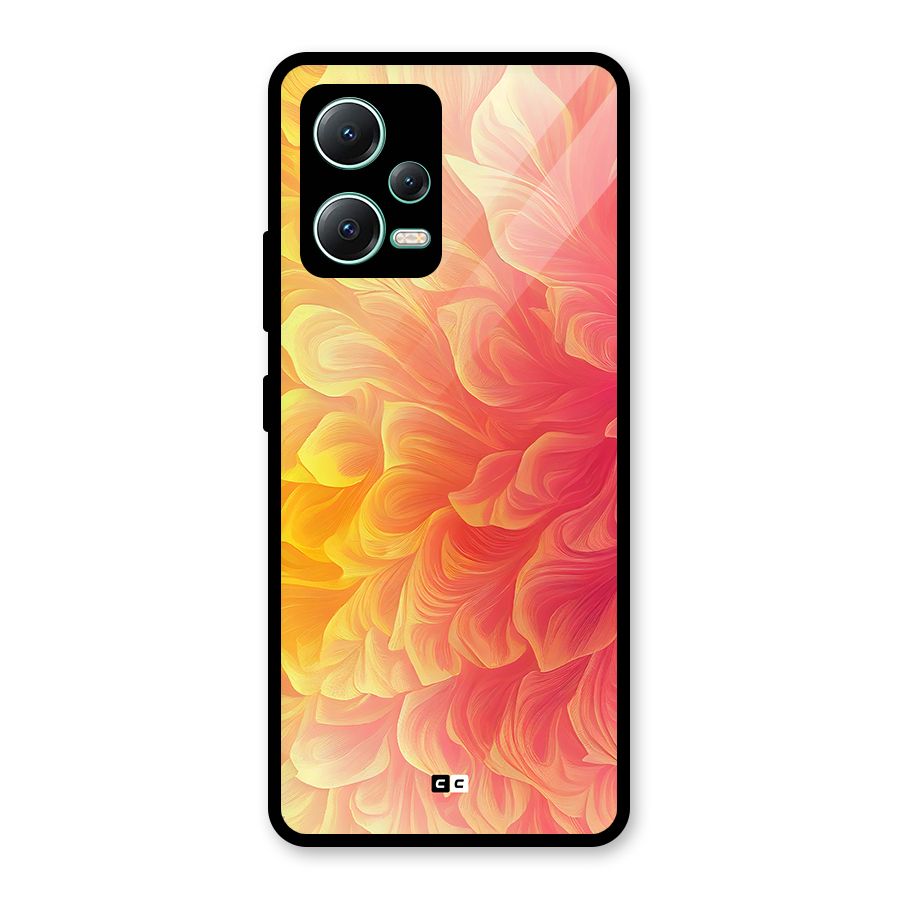 Amazing Vibrant Pattern Glass Back Case for Redmi Note 12 5G