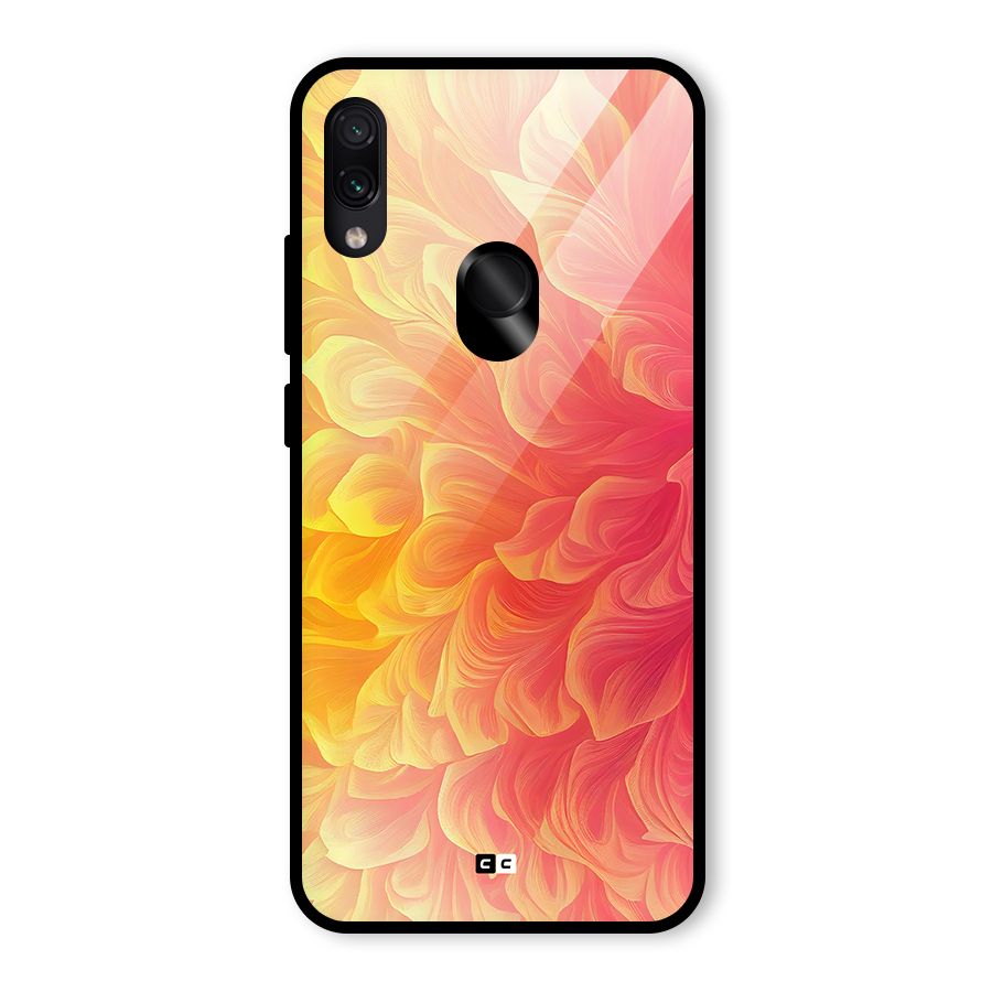Amazing Vibrant Pattern Glass Back Case for Redmi Note 7 Pro