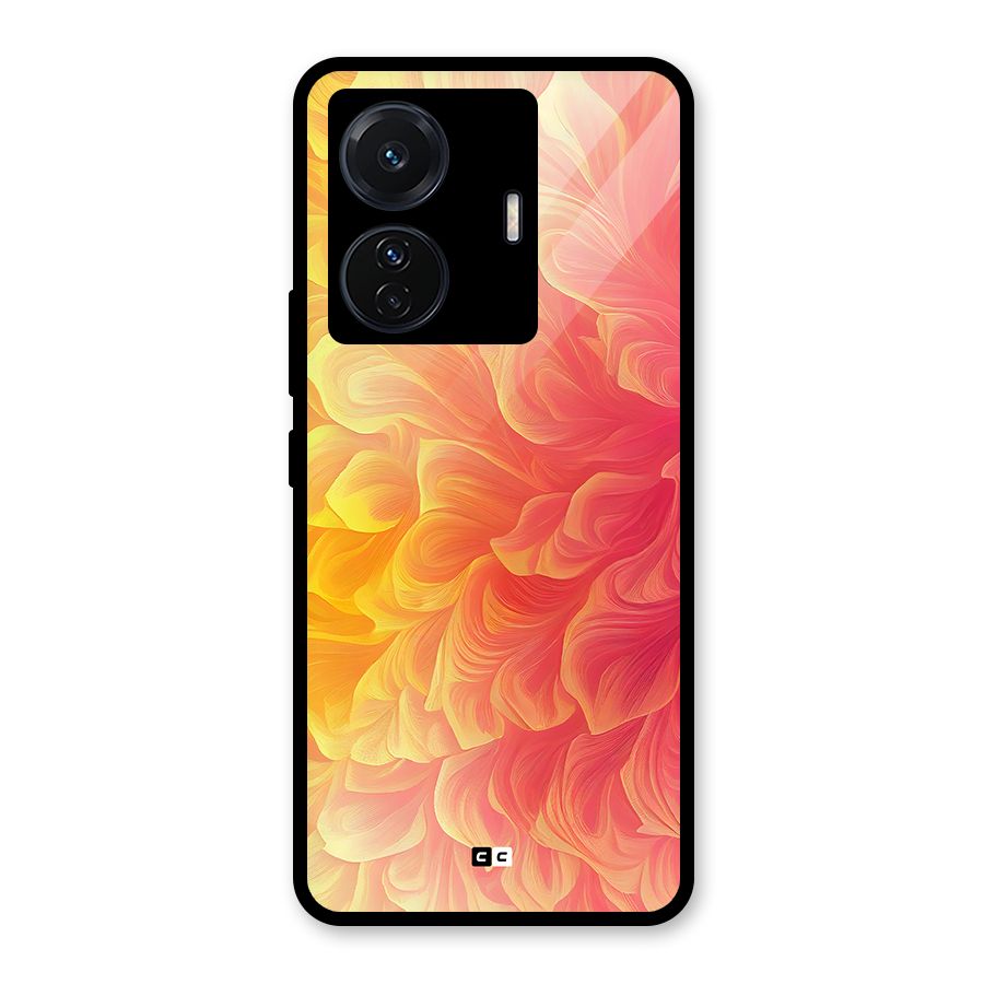 Amazing Vibrant Pattern Glass Back Case for Vivo T1 Pro