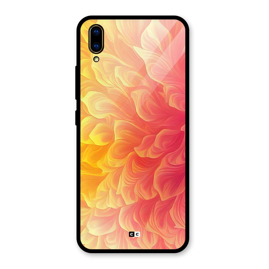 Amazing Vibrant Pattern Glass Back Case for Vivo V11 Pro