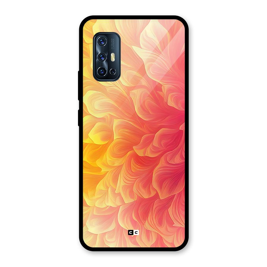 Amazing Vibrant Pattern Glass Back Case for Vivo V17