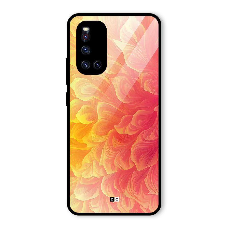 Amazing Vibrant Pattern Glass Back Case for Vivo V19