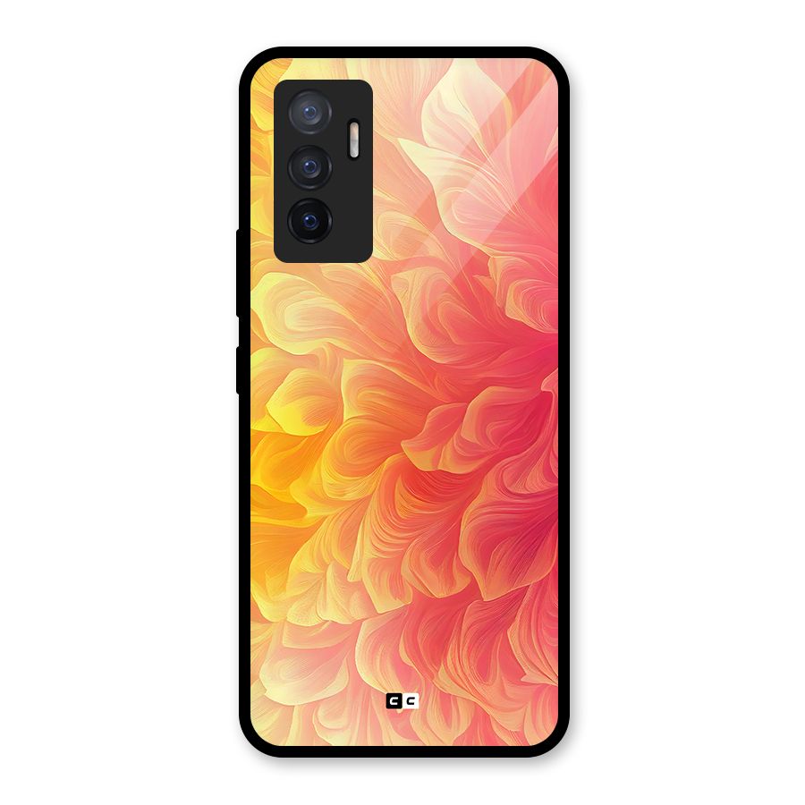 Amazing Vibrant Pattern Glass Back Case for Vivo V23e
