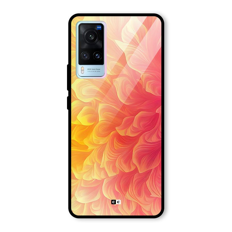 Amazing Vibrant Pattern Glass Back Case for Vivo X60