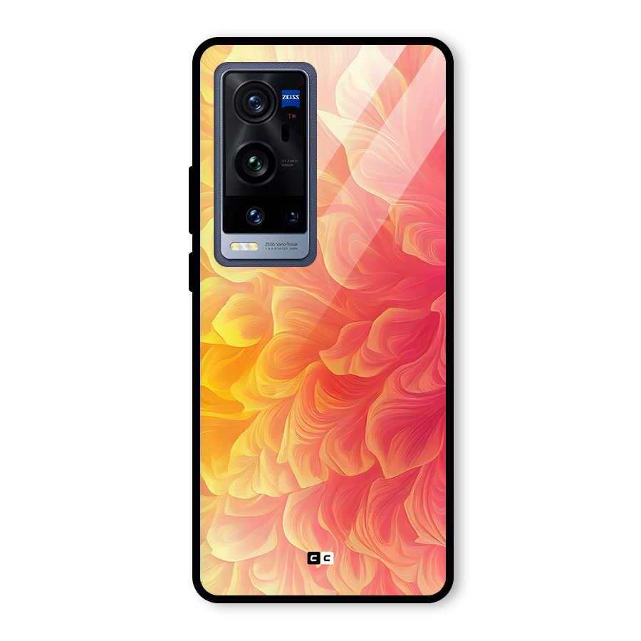 Amazing Vibrant Pattern Glass Back Case for Vivo X60 Pro Plus