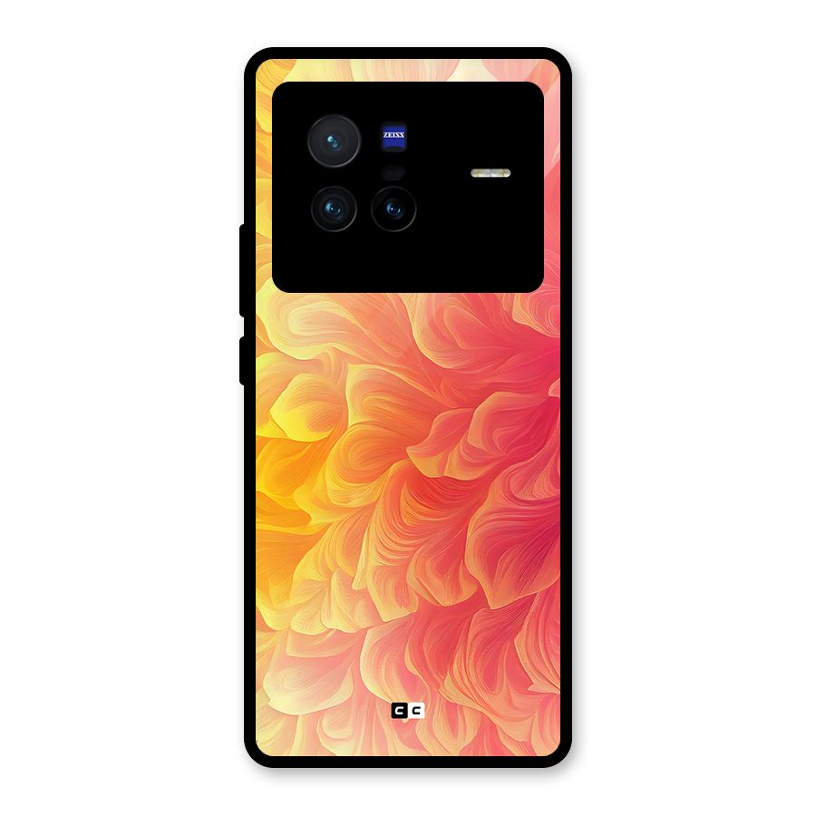 Amazing Vibrant Pattern Glass Back Case for Vivo X80