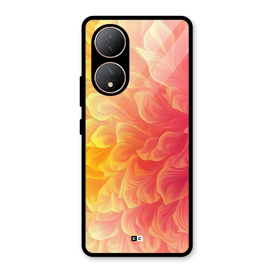 Amazing Vibrant Pattern Glass Back Case for Vivo Y100A