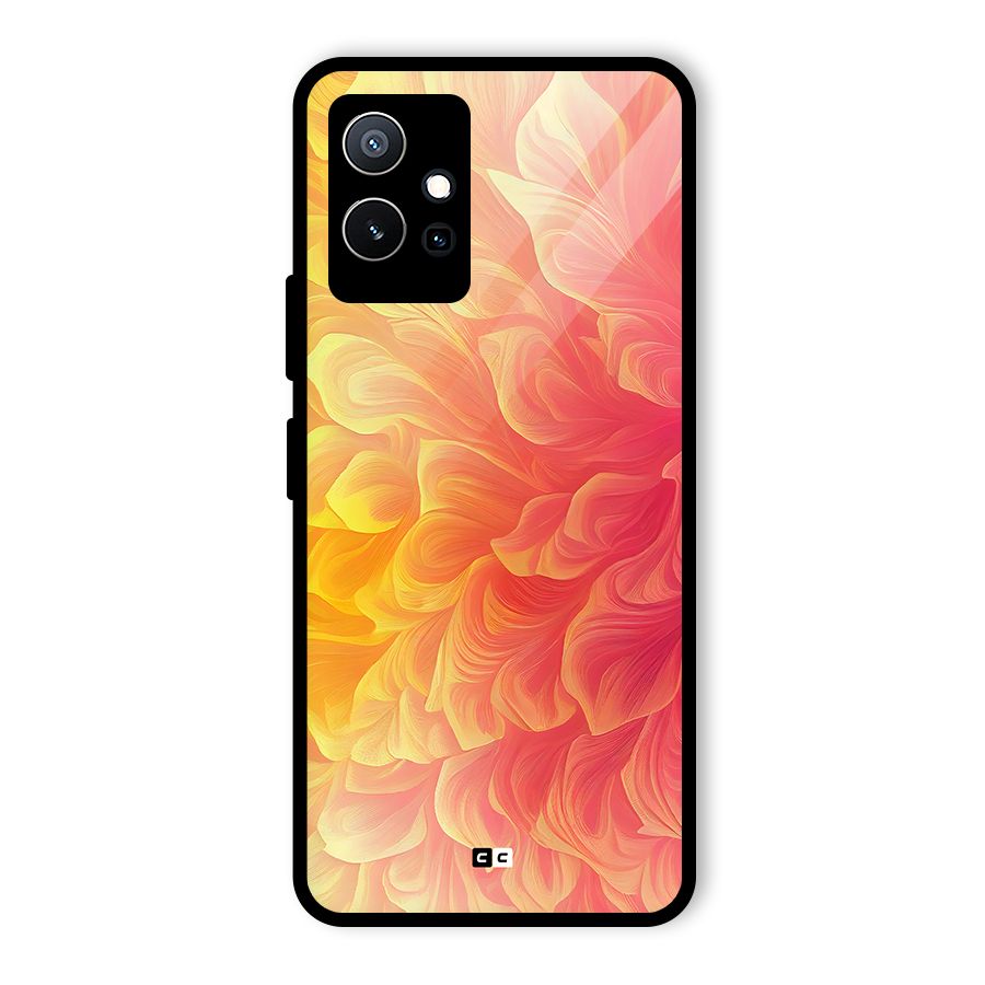 Amazing Vibrant Pattern Glass Back Case for Vivo Y75 5G