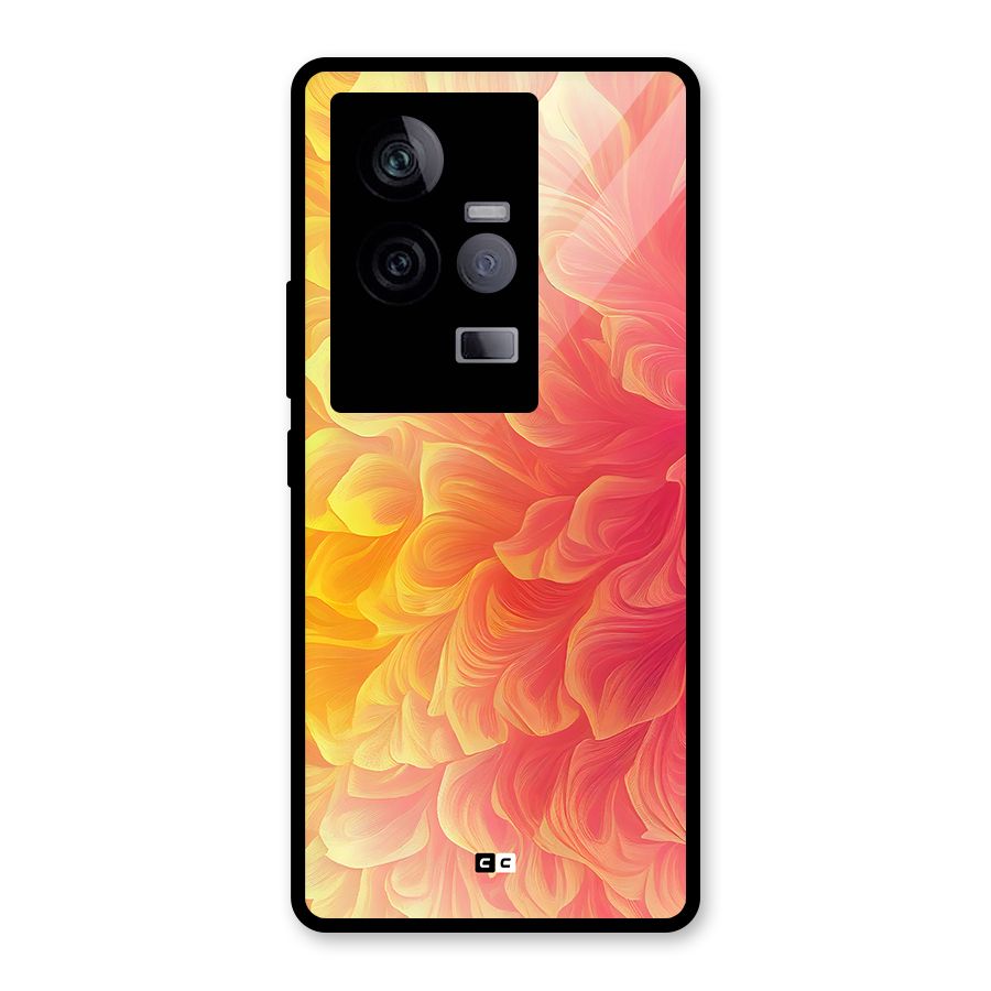 Amazing Vibrant Pattern Glass Back Case for Vivo iQOO 11 5G