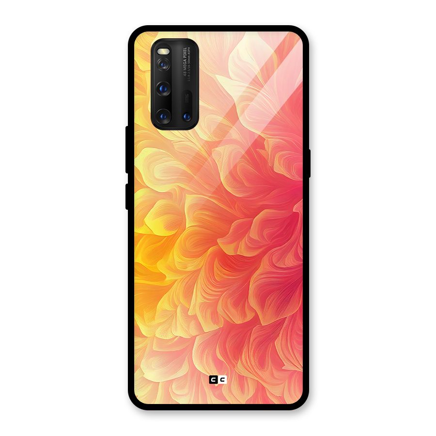Amazing Vibrant Pattern Glass Back Case for Vivo iQOO 3