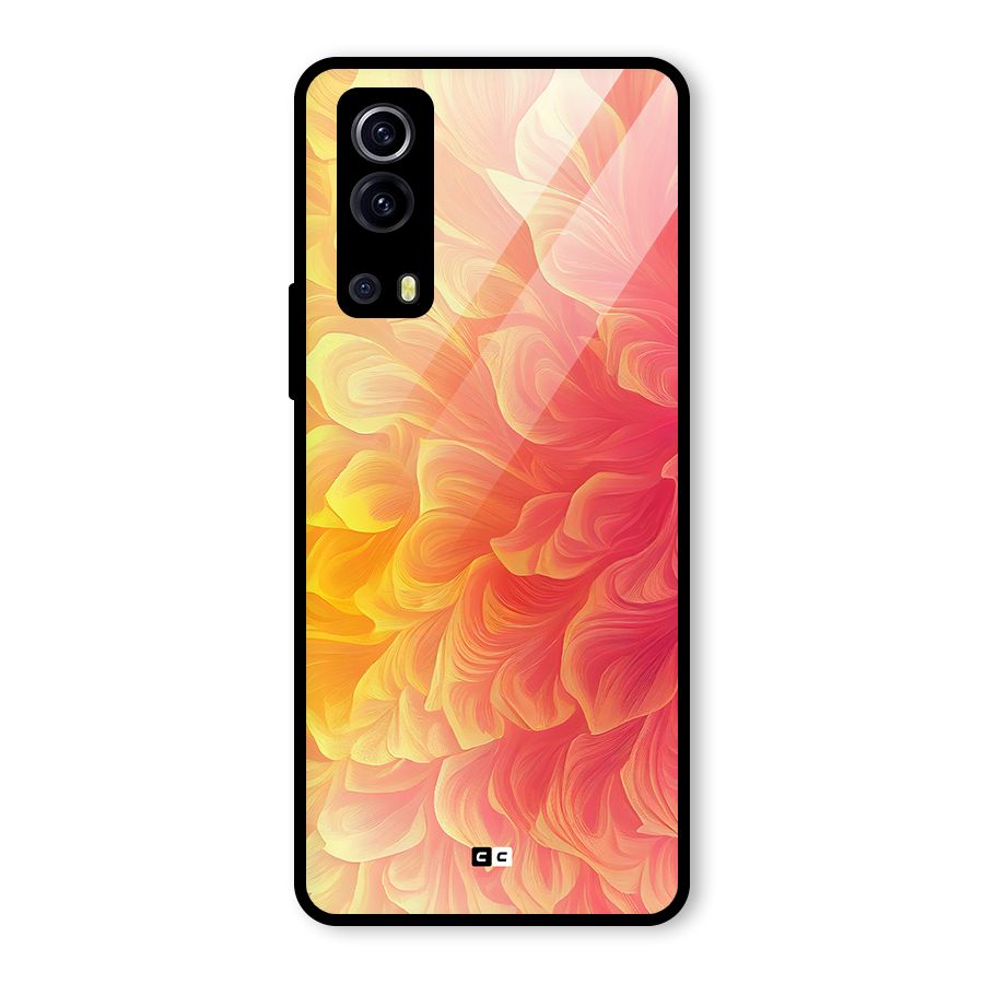 Amazing Vibrant Pattern Glass Back Case for Vivo iQOO Z3