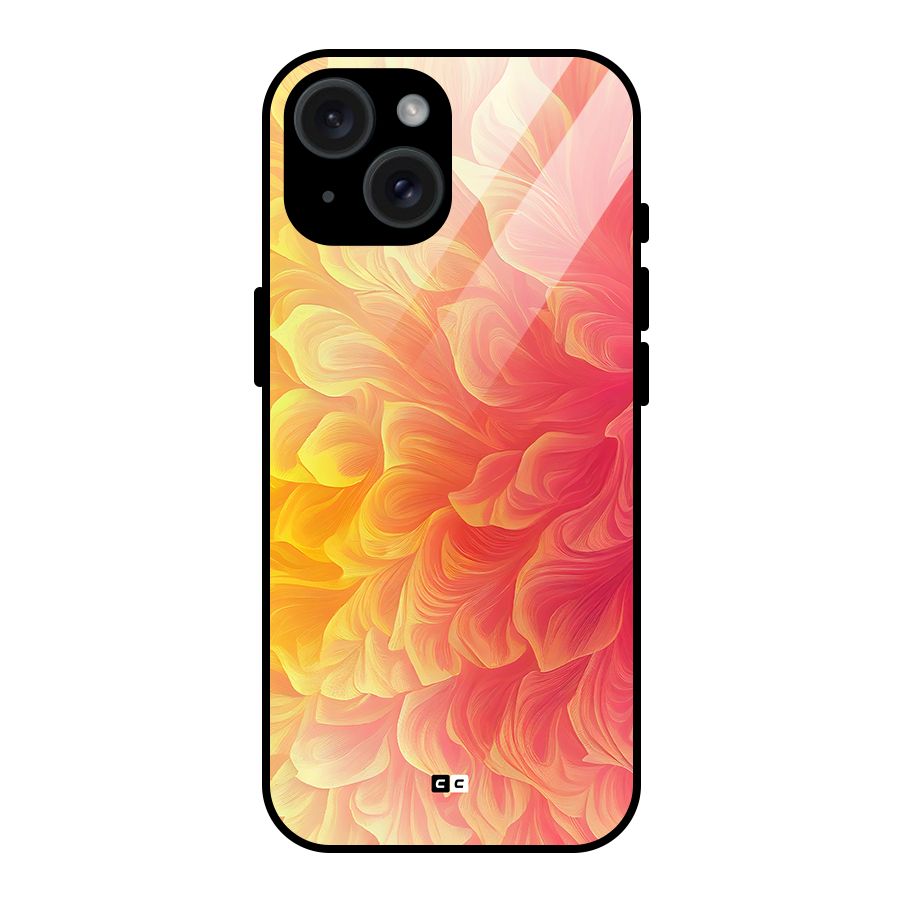 Amazing Vibrant Pattern Glass Back Case for iPhone 15