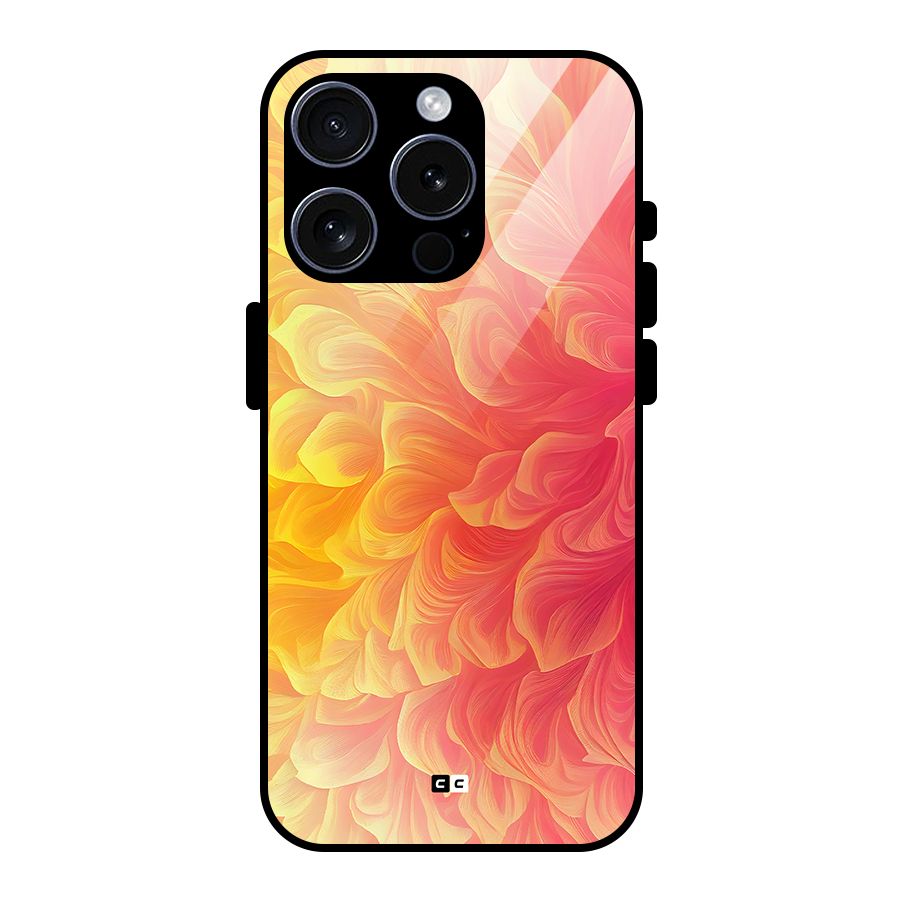 Amazing Vibrant Pattern Glass Back Case for iPhone 15 Pro