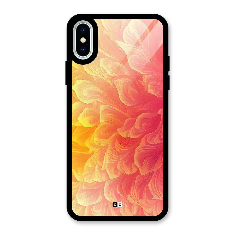 Amazing Vibrant Pattern Glass Back Case for iPhone XS