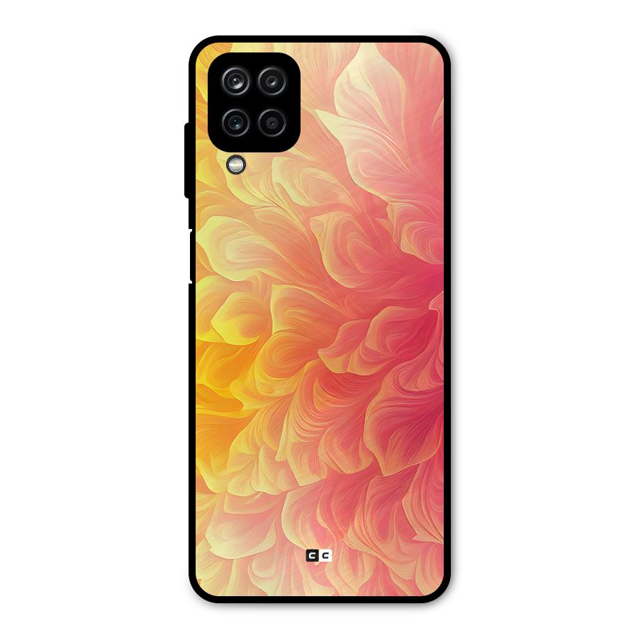 Amazing Vibrant Pattern Metal Back Case for Galaxy A12