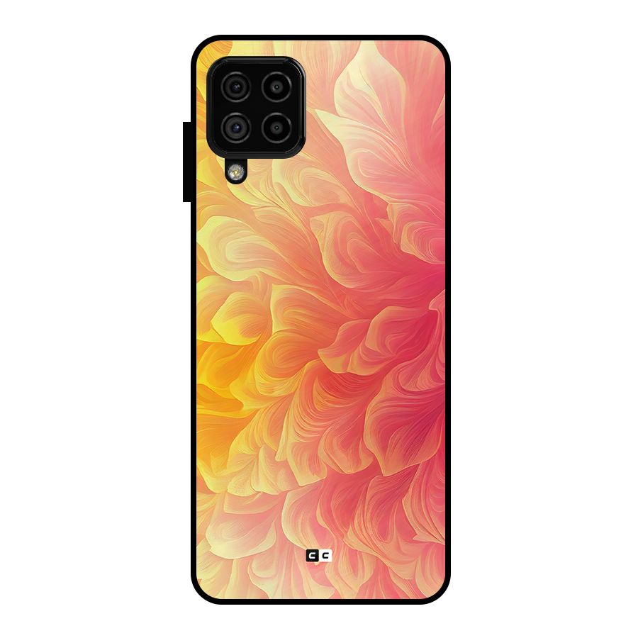 Amazing Vibrant Pattern Metal Back Case for Galaxy A22 4G