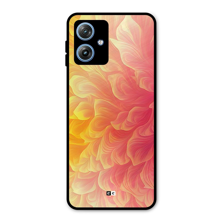 Amazing Vibrant Pattern Metal Back Case for Moto G54
