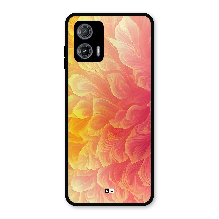 Amazing Vibrant Pattern Metal Back Case for Moto G73