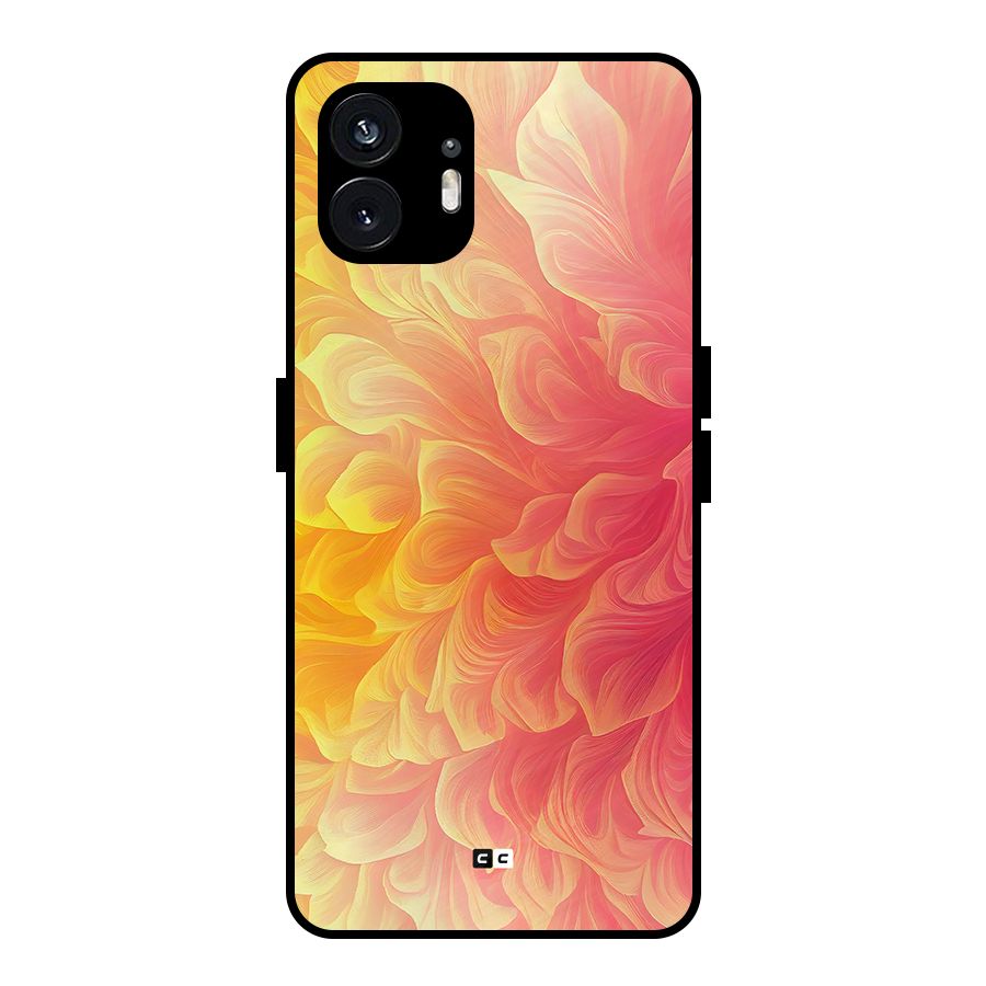 Amazing Vibrant Pattern Metal Back Case for Nothing Phone 2