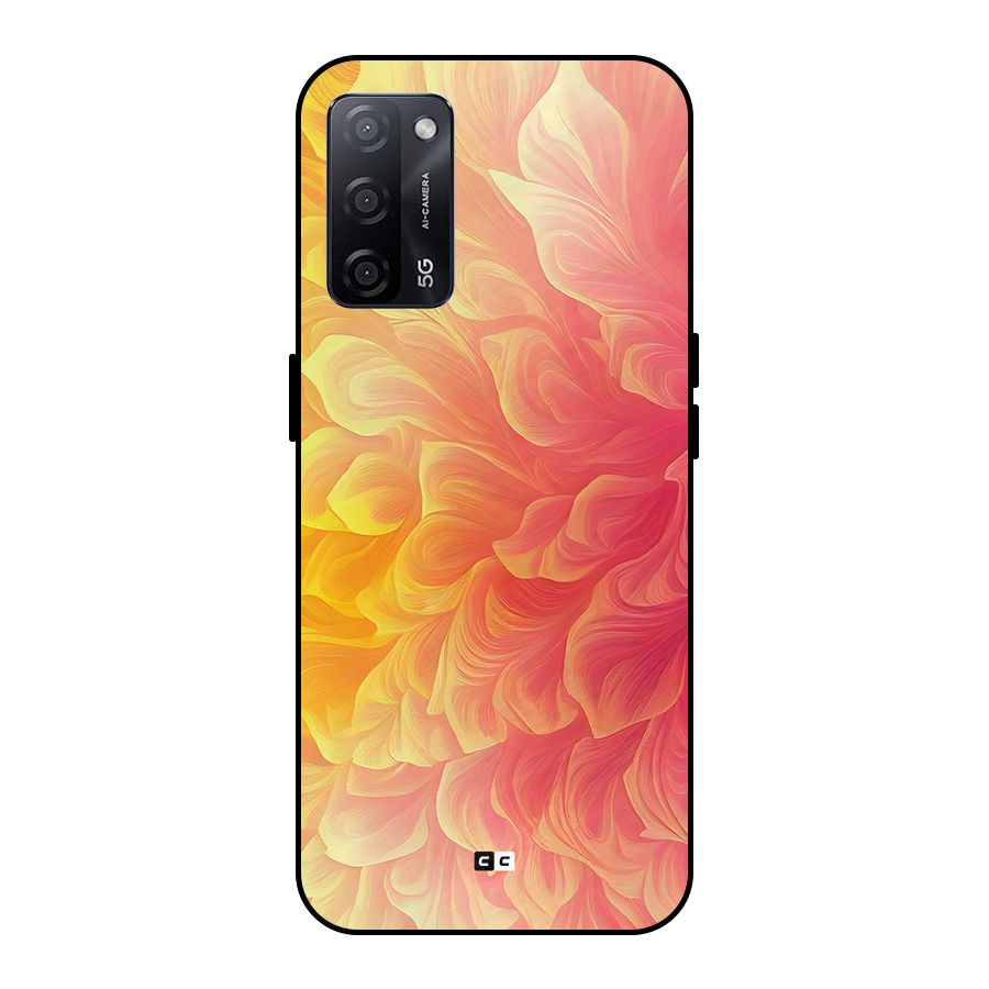 Amazing Vibrant Pattern Metal Back Case for Oppo A53s 5G