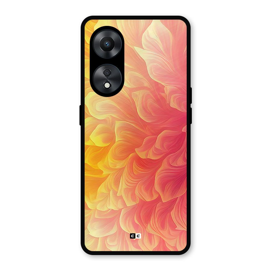 Amazing Vibrant Pattern Metal Back Case for Oppo A78