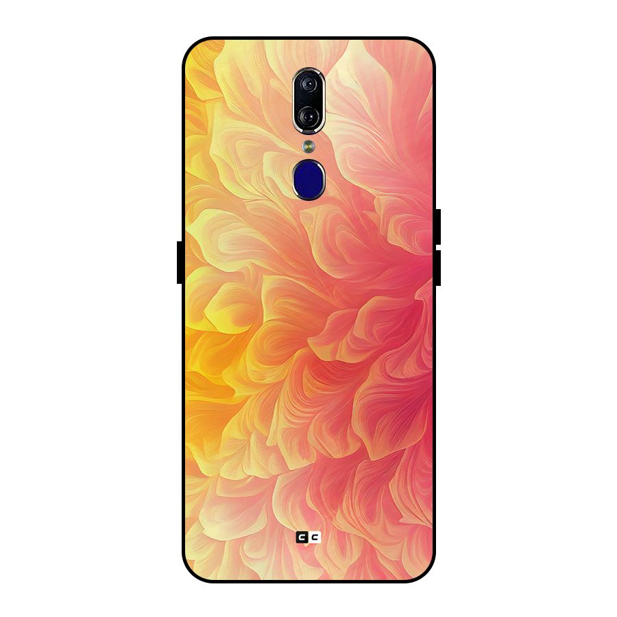 Amazing Vibrant Pattern Metal Back Case for Oppo F11