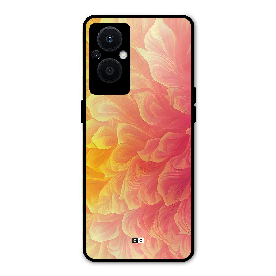 Amazing Vibrant Pattern Metal Back Case for Oppo F21 Pro 5G