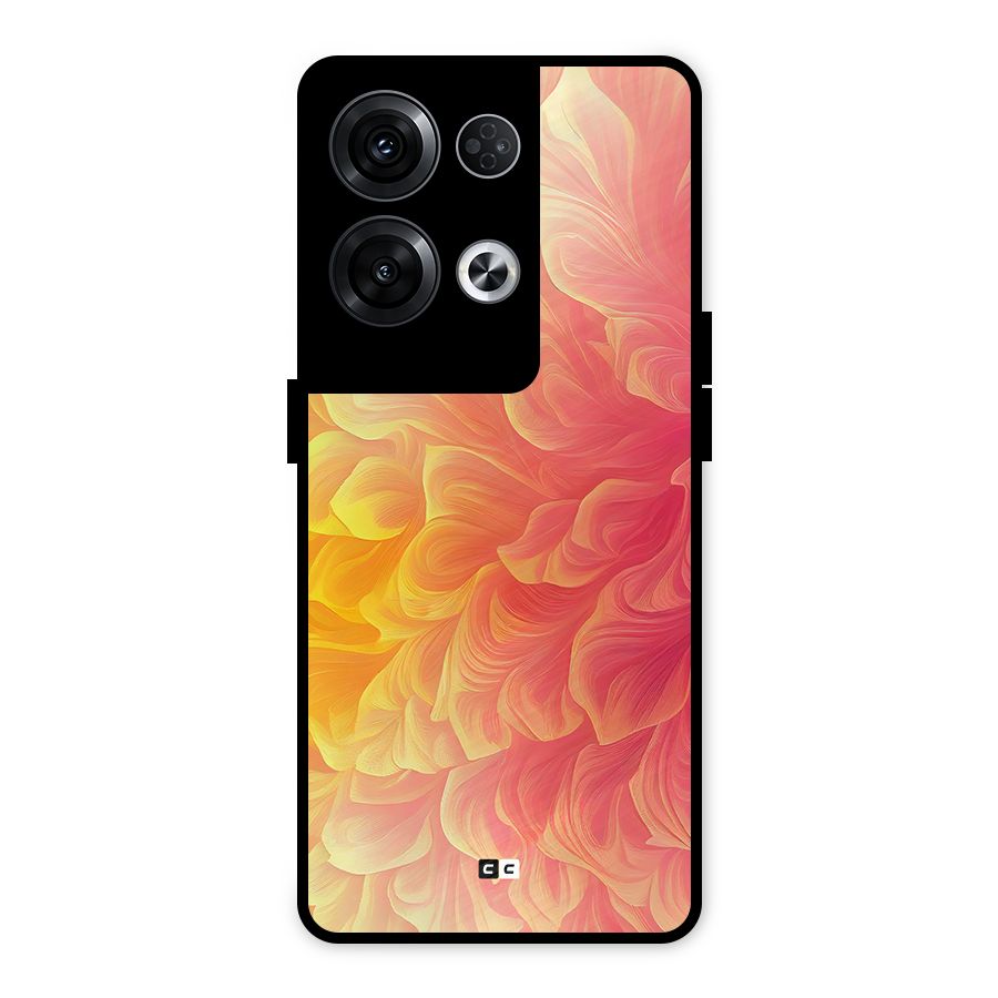 Amazing Vibrant Pattern Metal Back Case for Oppo Reno8 Pro 5G