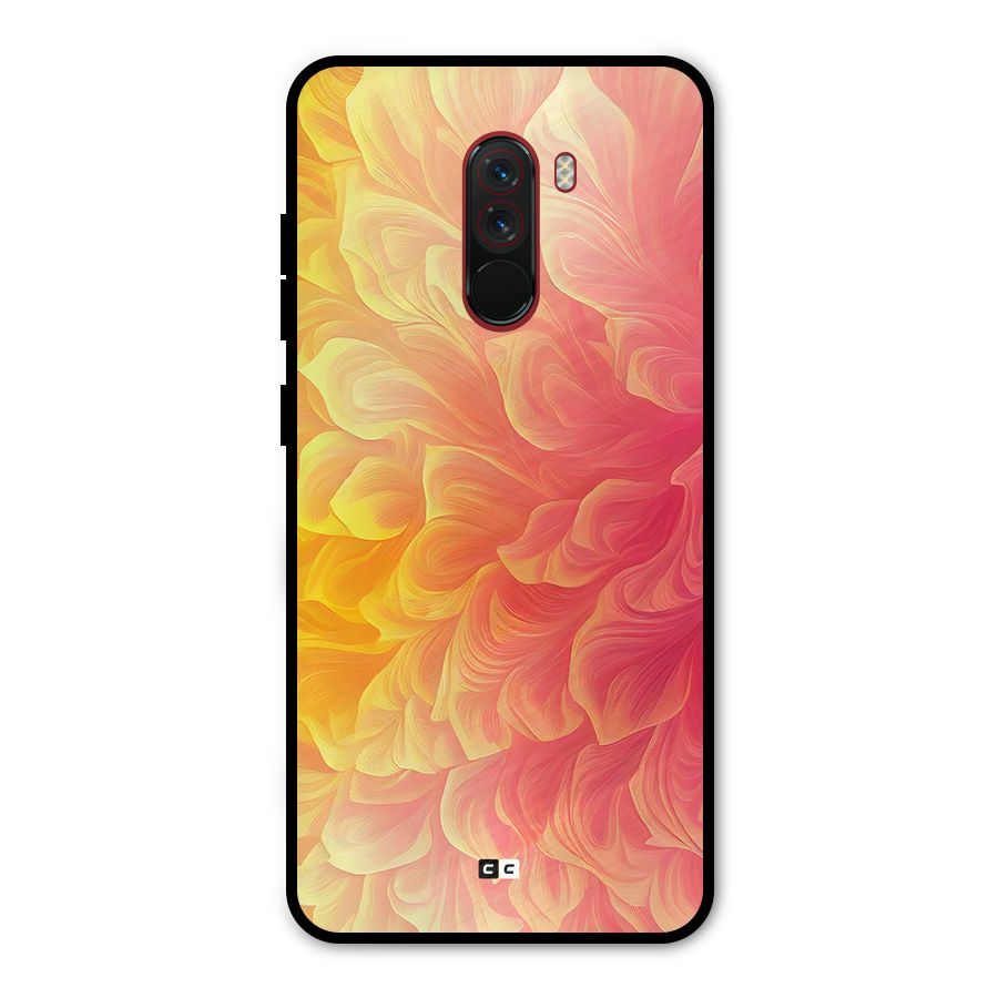 Amazing Vibrant Pattern Metal Back Case for Poco F1