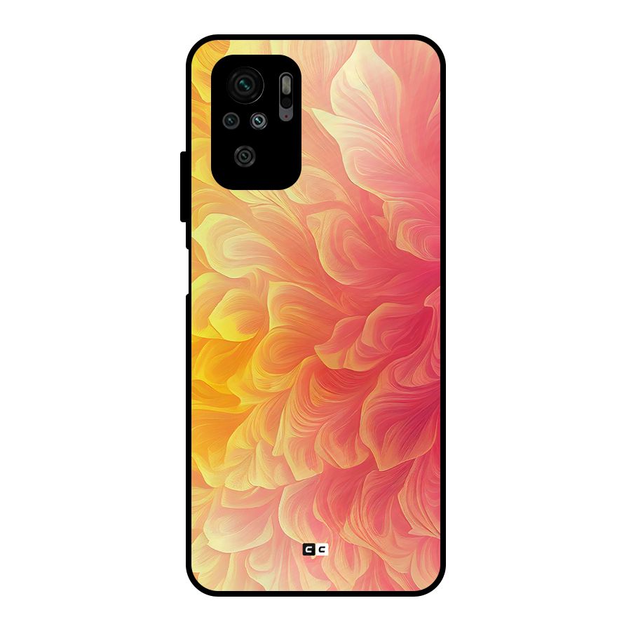 Amazing Vibrant Pattern Metal Back Case for Redmi Note 10S