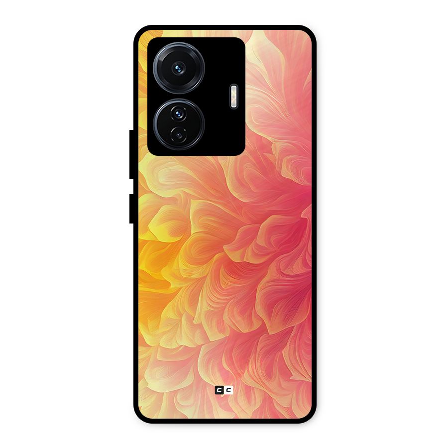 Amazing Vibrant Pattern Metal Back Case for Vivo T1 Pro