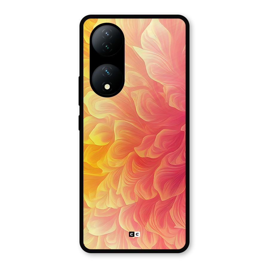 Amazing Vibrant Pattern Metal Back Case for Vivo T2