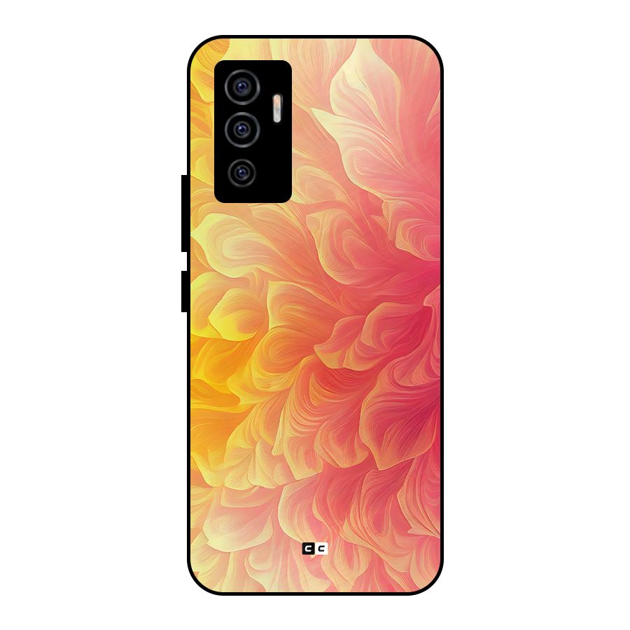 Amazing Vibrant Pattern Metal Back Case for Vivo V23e