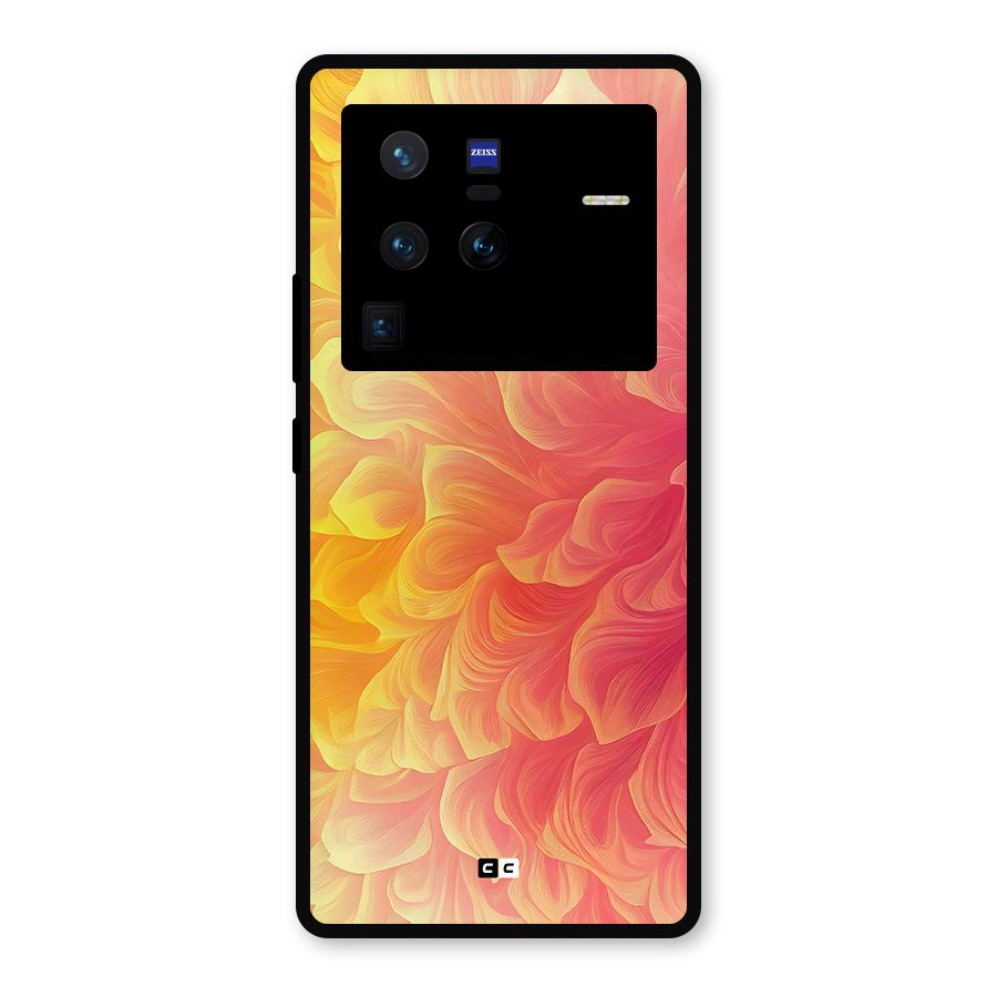 Amazing Vibrant Pattern Metal Back Case for Vivo X80 Pro