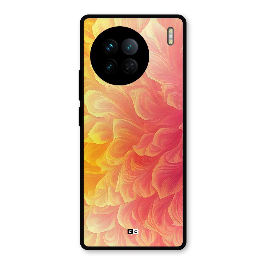 Amazing Vibrant Pattern Metal Back Case for Vivo X90