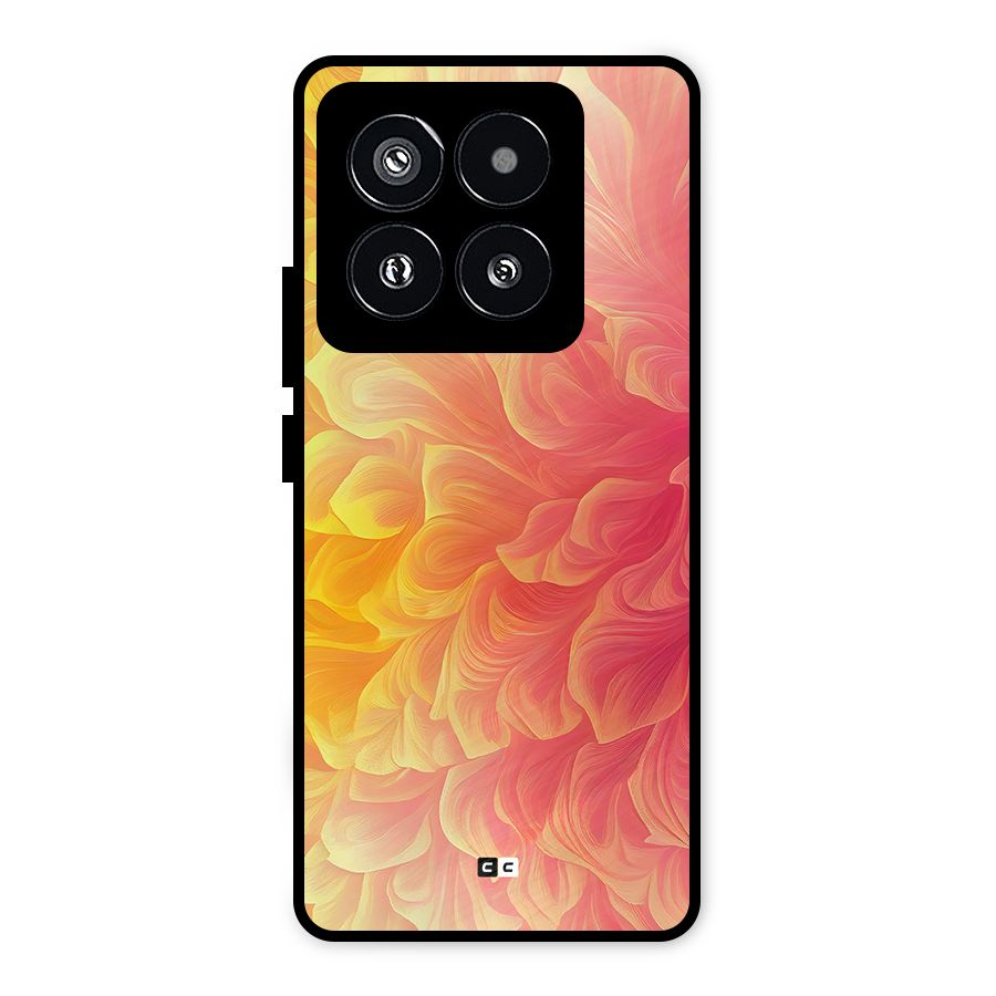 Amazing Vibrant Pattern Metal Back Case for Xiaomi 14 Pro